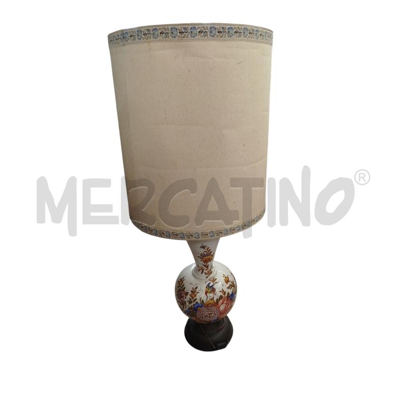 LAMPADA PIANTANA DA TERRA CERAMIC FIORI | Mercatino dell'Usato Chieri 3