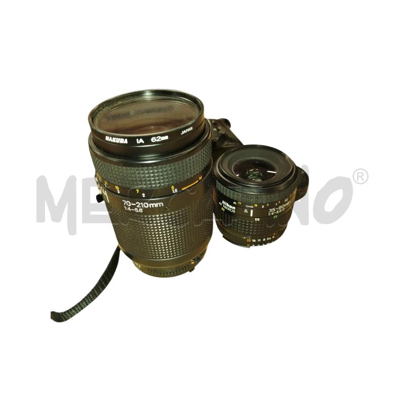 MACCHINA FOTOGRAFICA NIKON F50 CON FLASH E 2 OBIETTIVI | Mercatino dell'Usato Chieri 3