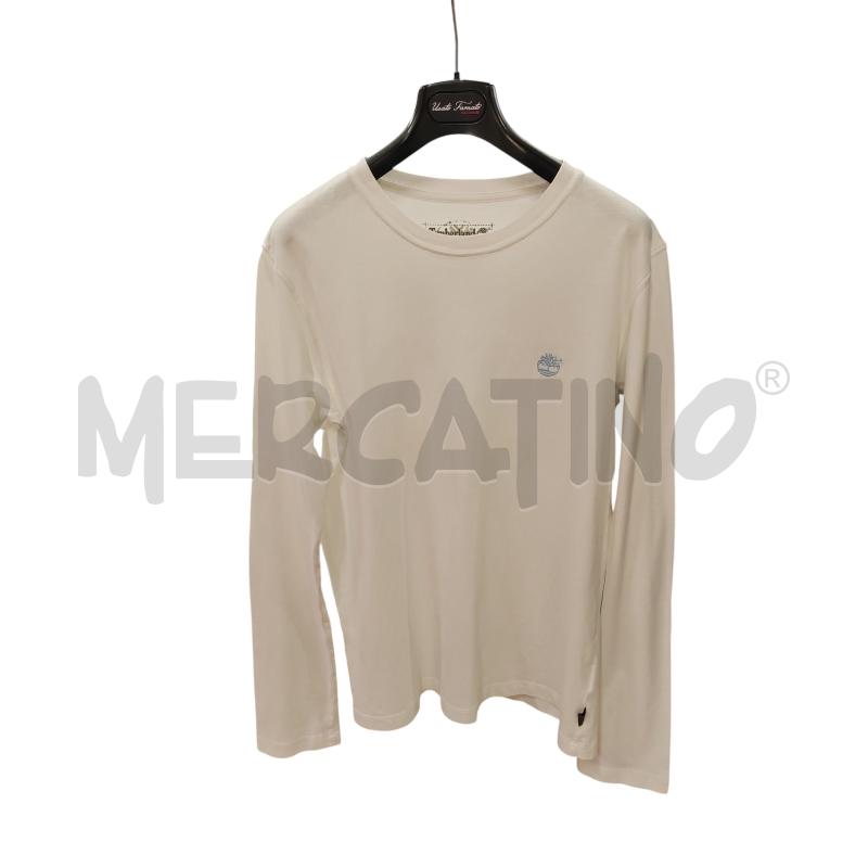 MAGLIA UOMO BIANCA TIMBERLAND | Mercatino dell'Usato Chieri 1
