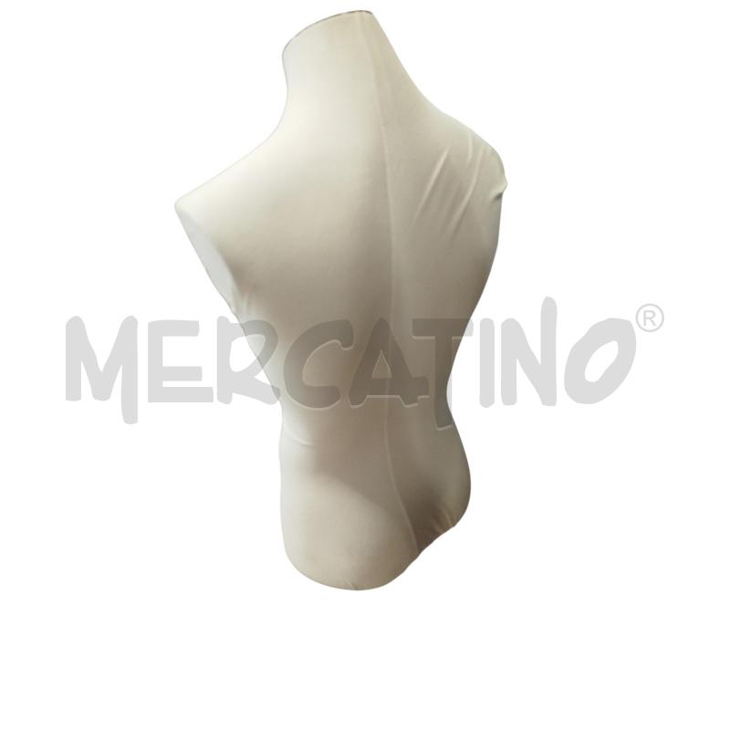 MANICHINO MEZZOBUSTO BIANCO BASE METALLO | Mercatino dell'Usato Chieri 4