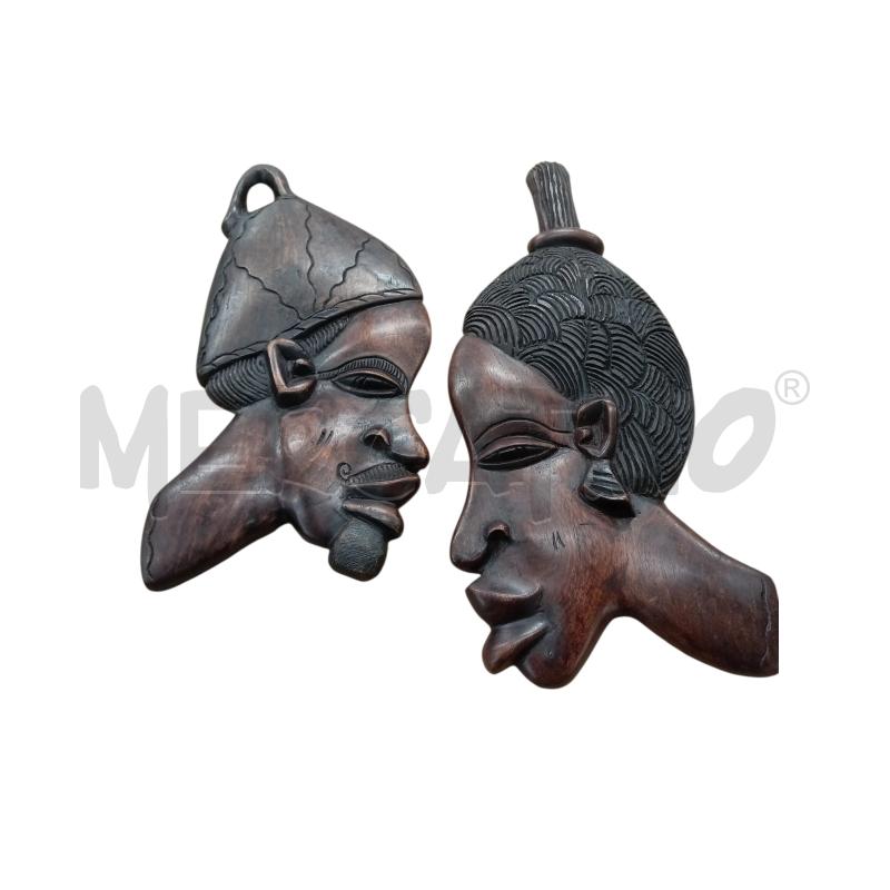 MASCHERA ETNICA COPPIA UOMO DONNA | Mercatino dell'Usato Chieri 2