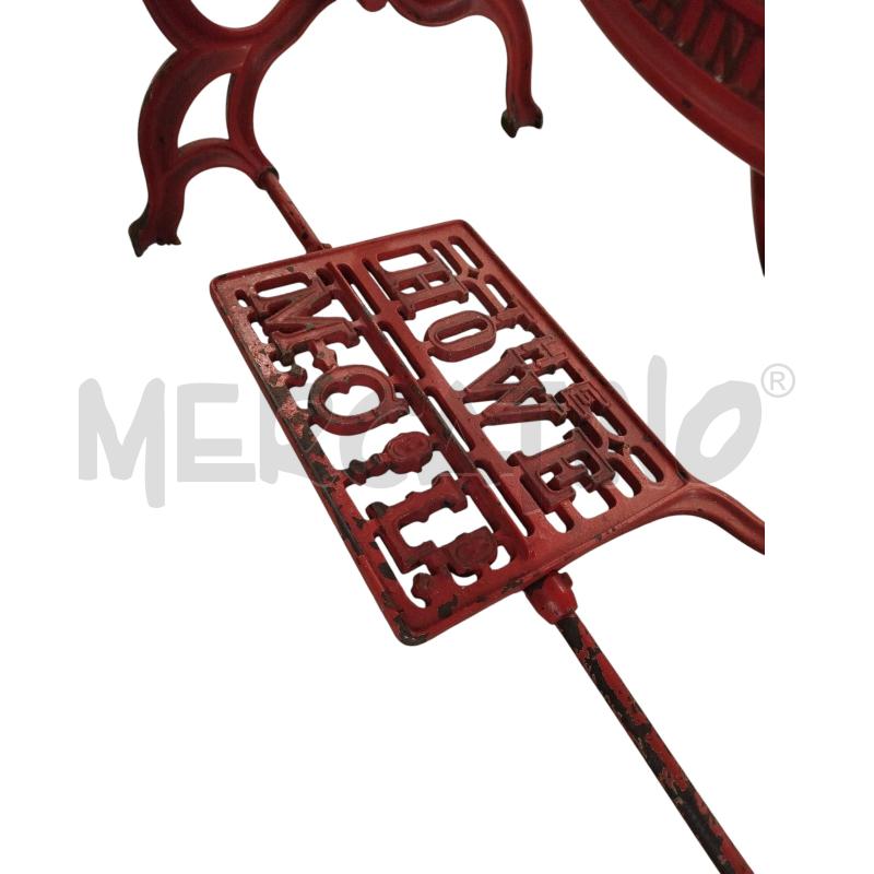 MOBILE EX MACCHINA DA CUCIRE BASE ROSSA | Mercatino dell'Usato Chieri 4