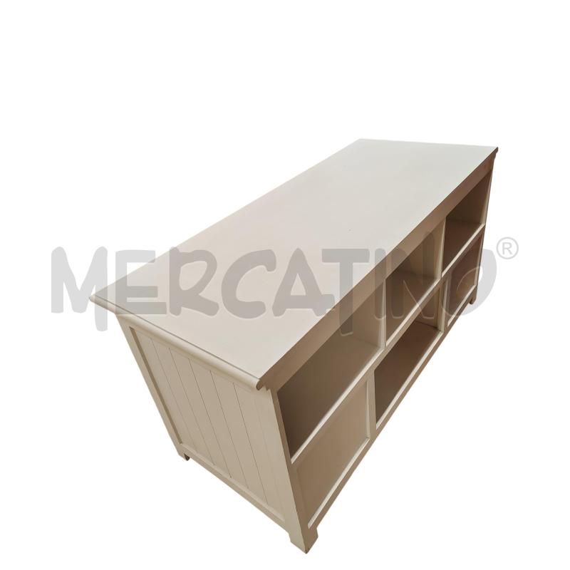 MOBILE PORTA TV BIANCO CINEMA 2 CASSETTI MAISON DU MONDE  | Mercatino dell'Usato Chieri 3