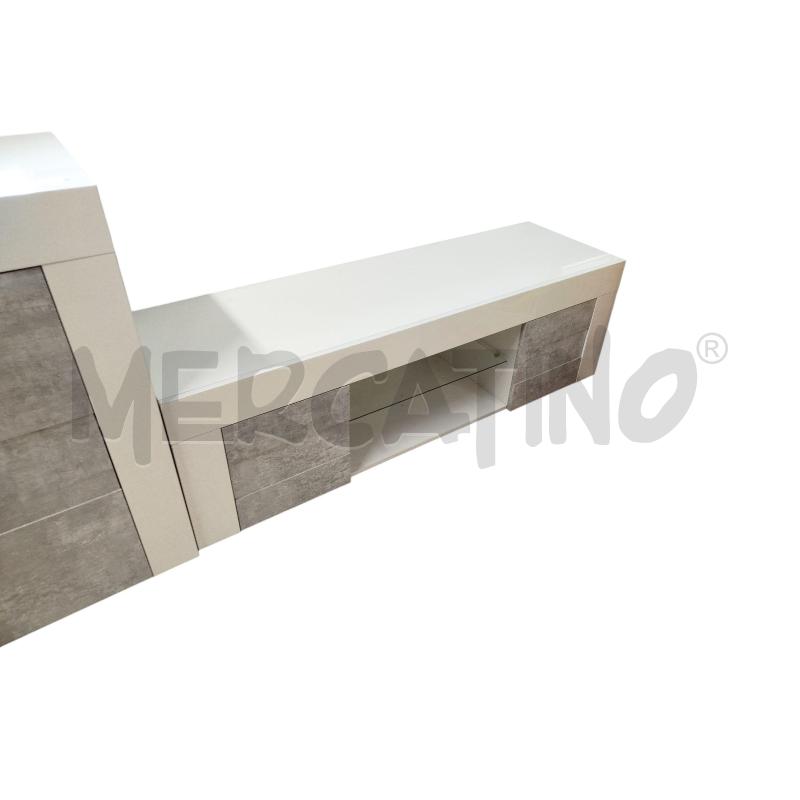MOBILE TV MODERNO GRIGIO BIANCO | Mercatino dell'Usato Chieri 1
