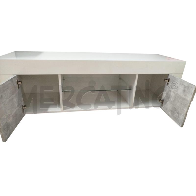 MOBILE TV MODERNO GRIGIO BIANCO | Mercatino dell'Usato Chieri 2