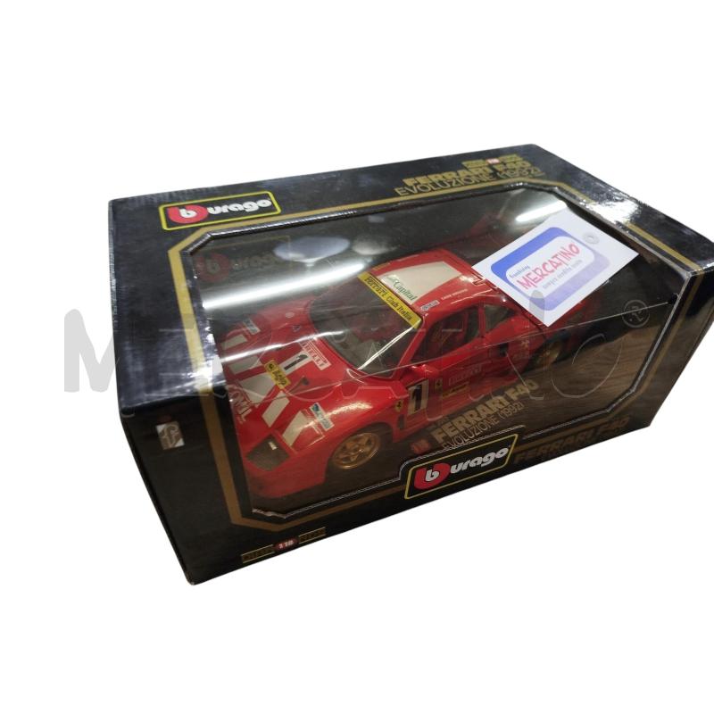 MODELLINO AUTO BURAGO FERRARI F40 1992 EVOLUZIONE | Mercatino dell'Usato Chieri 3