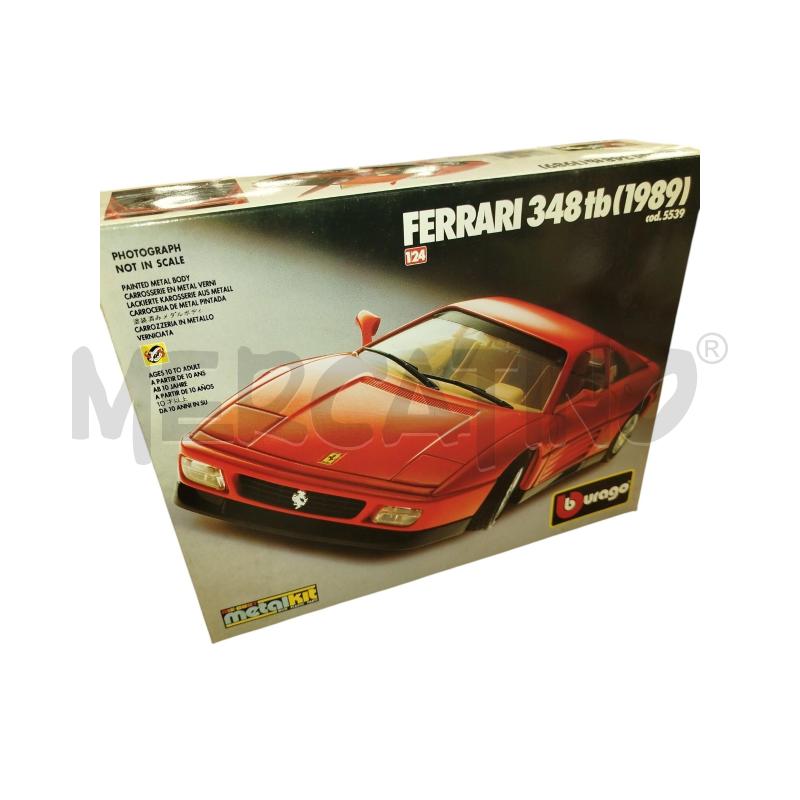 MODELLINO AUTO FERRARI 348 TB 1989 BURAGO CON SCATOLA | Mercatino dell'Usato Chieri 1