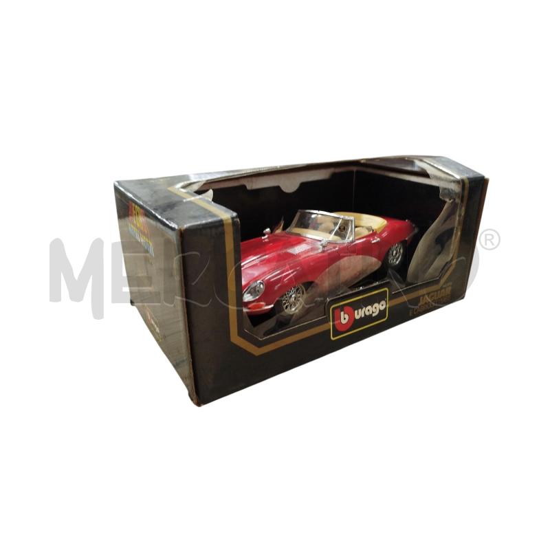 MODELLINO AUTO JAGUAR E CABRIOLET 1961 BURAGO 1/18 | Mercatino dell'Usato Chieri 1