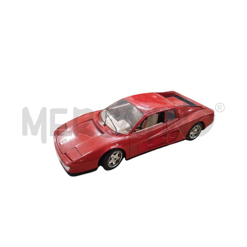 MODELLINO BURAGO FERRARI TESTAROSSA 1984 SCATOLA DANNEGGIATA | Mercatino dell'Usato Chieri 1