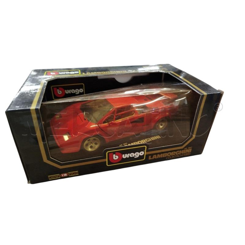 MODELLINO BURAGO LAMBORGHINI COUNTACH ROSSA | Mercatino dell'Usato Chieri 1