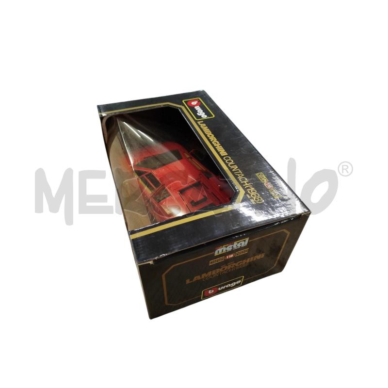 MODELLINO BURAGO LAMBORGHINI COUNTACH ROSSA | Mercatino dell'Usato Chieri 2