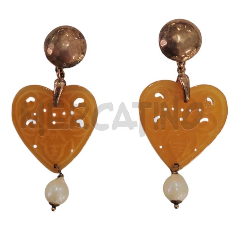 ORECCHINI CUORE MARCELLO FONTANA | Mercatino dell'Usato Chieri 1