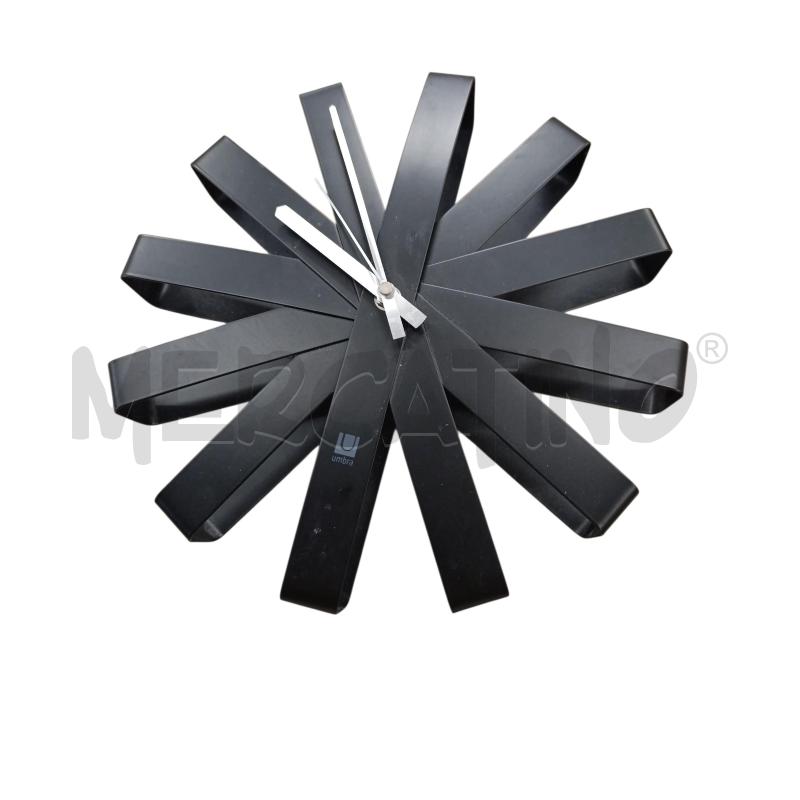 OROLOGIO DA MURO NERO UMBRA | Mercatino dell'Usato Chieri 1
