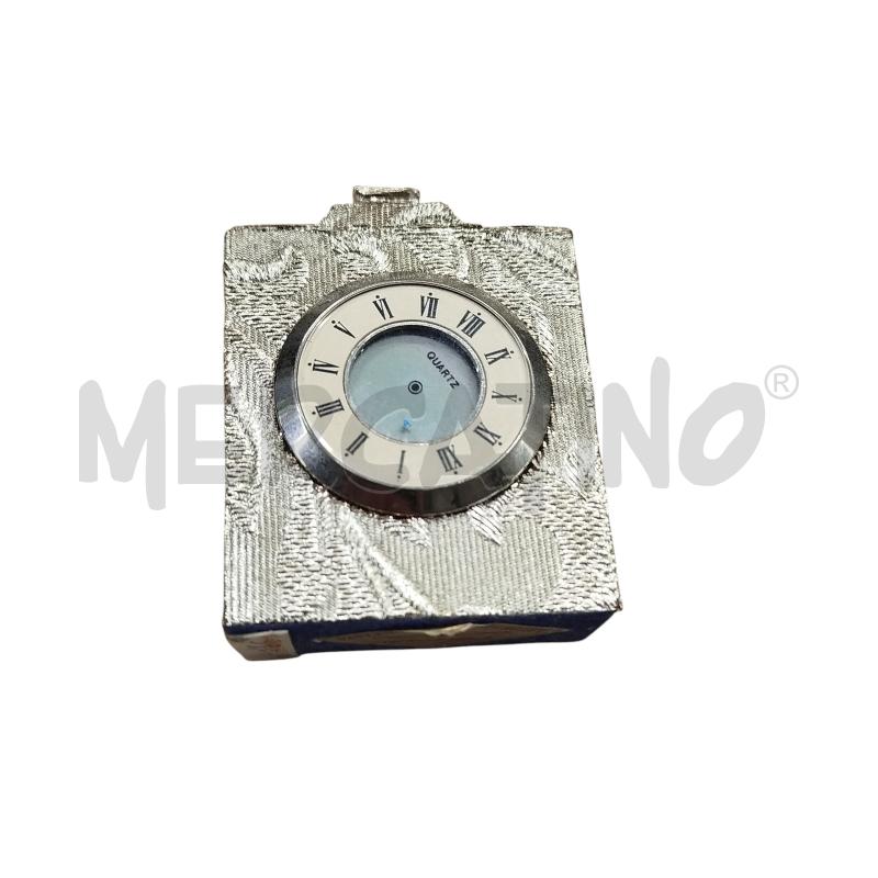 OROLOGIO DA TAVOLO PICCOLO DEC. ESTERNO RILIEVO | Mercatino dell'Usato Chieri 1