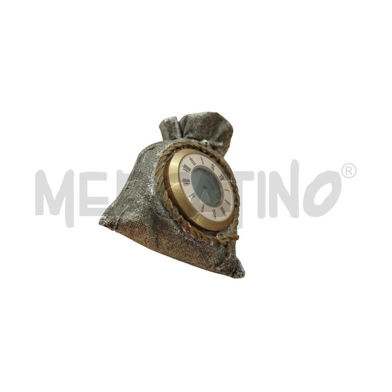 OROLOGIO DA TAVOLO PICCOLO FORMA SACCHETTO  | Mercatino dell'Usato Chieri 1