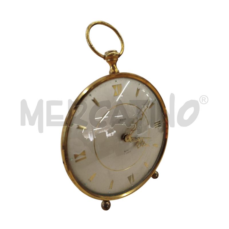 OROLOGIO IN OTTONE DA TAVOLO KAISER | Mercatino dell'Usato Chieri 1