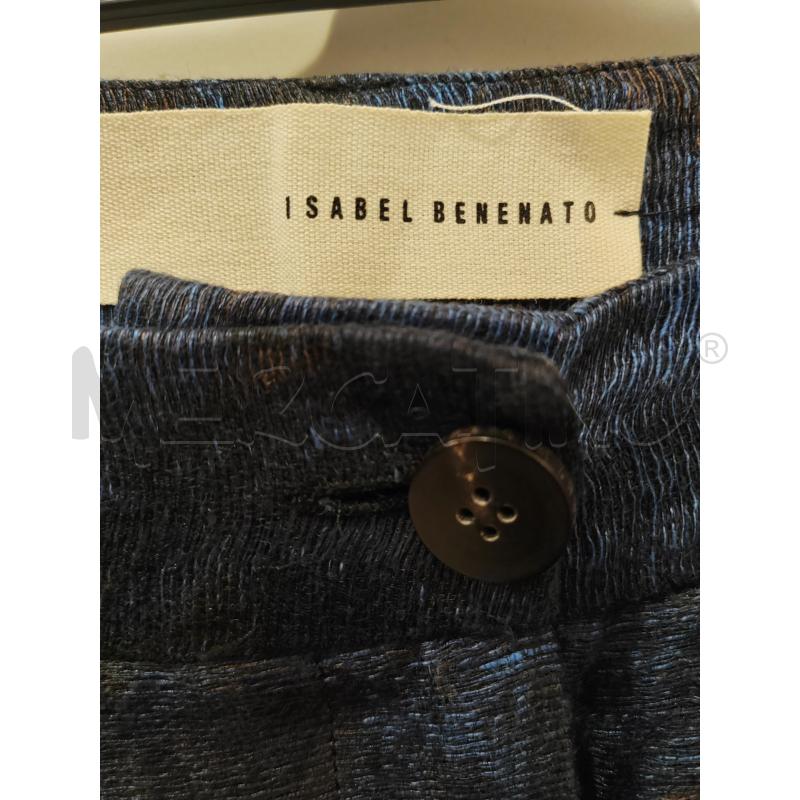 PANTALONE DONNA BLU MARRONE ISABEL BENENATO | Mercatino dell'Usato Chieri 3