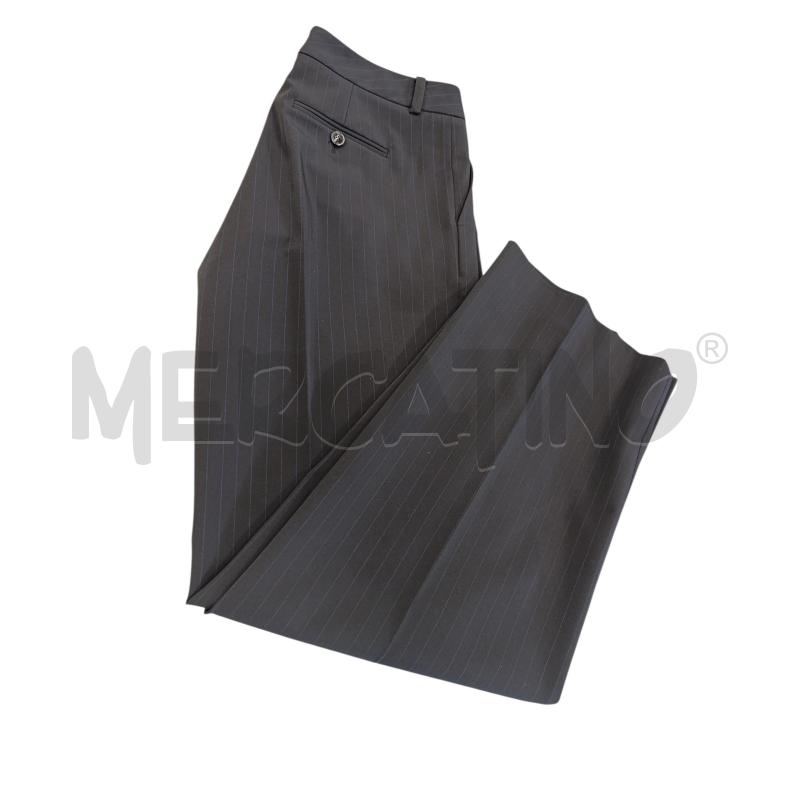 PANTALONE DONNA DANIELE ALESSANDRINI NERO RIGATOBLU | Mercatino dell'Usato Chieri 1