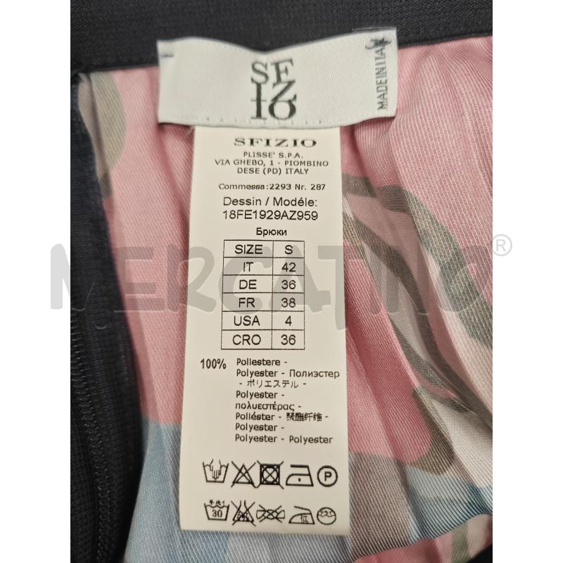 PANTALONE DONNA PLISSE FANT ROSA BLU ROSSA SFIZIO | Mercatino dell'Usato Chieri 3
