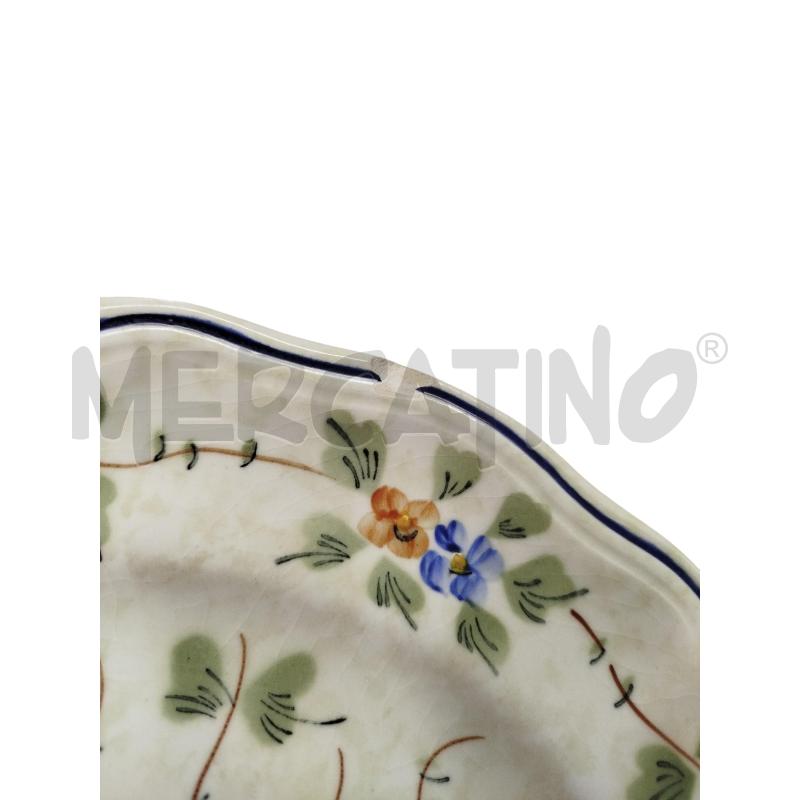 PIATTI PZ. 12 CON VASSOIO HAND PAINTED FRANCE | Mercatino dell'Usato Chieri 4