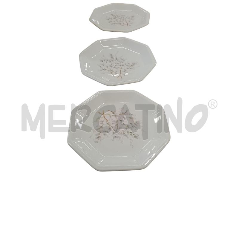 PIATTI PZ. 6 PIANI TIFFANY CERAMICHE ITALY | Mercatino dell'Usato Chieri 2