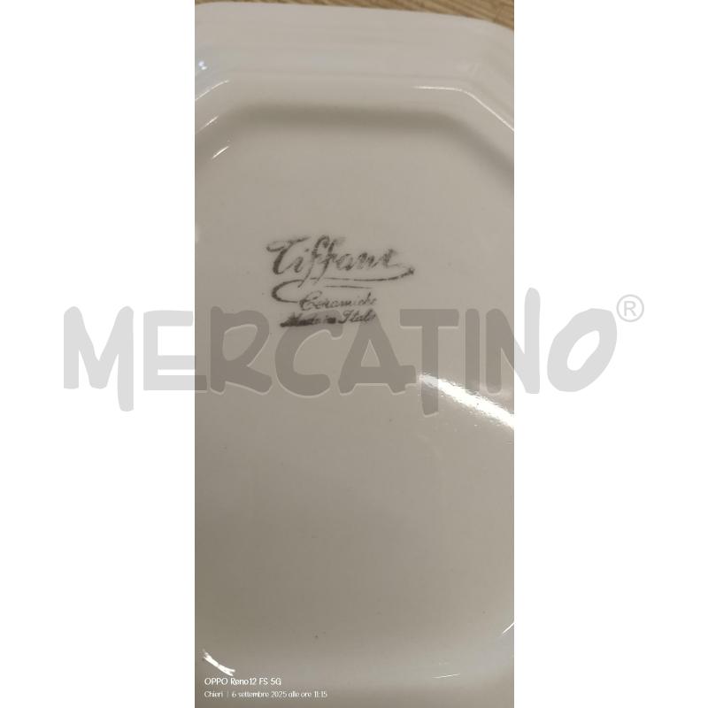 PIATTI PZ. 6 PIANI TIFFANY CERAMICHE ITALY | Mercatino dell'Usato Chieri 3