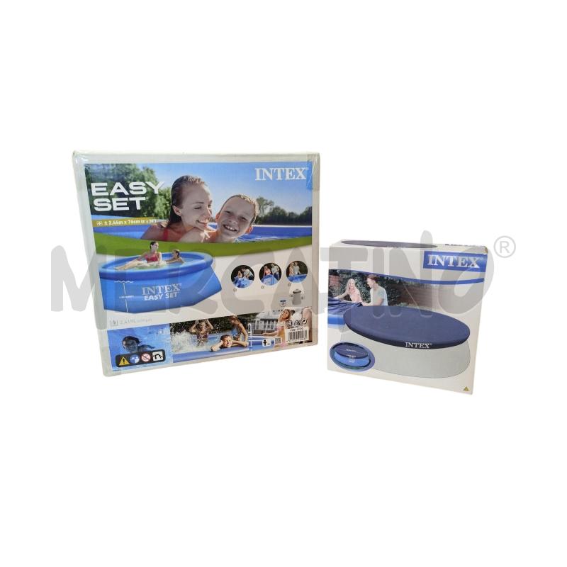 PISCINA MEDIA INTEX CON COPERTURA IN SCATOLA | Mercatino dell'Usato Chieri 1