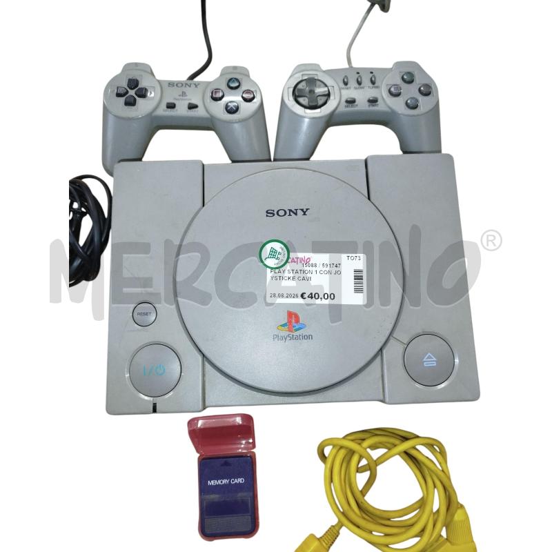 PLAY STATION 1 CON JOYSTICKE CAVI | Mercatino dell'Usato Chieri 2
