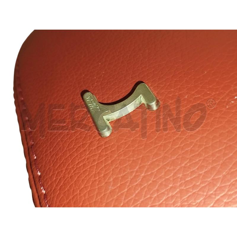POLTRONA GIREVOLE NICOLETTI HOME MINORCA ROSSA | Mercatino dell'Usato Chieri 1