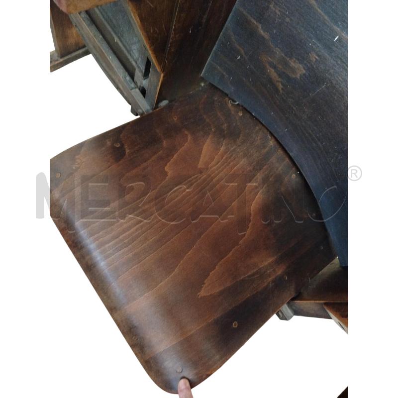 POLTRONA LEGNO CINEMA 3 SEDUTE | Mercatino dell'Usato Chieri 3