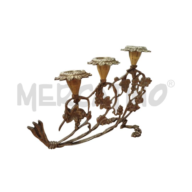 PORTA CANDELA CANDELABRO 3 PUNTI | Mercatino dell'Usato Chieri 1