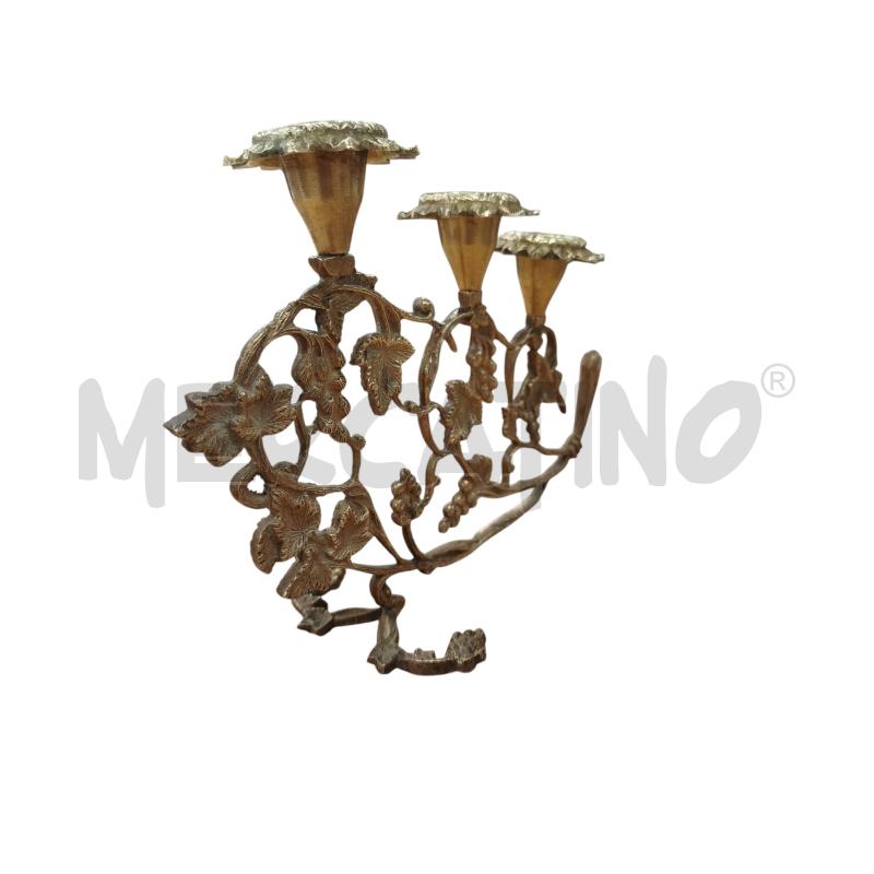 PORTA CANDELA CANDELABRO 3 PUNTI | Mercatino dell'Usato Chieri 2