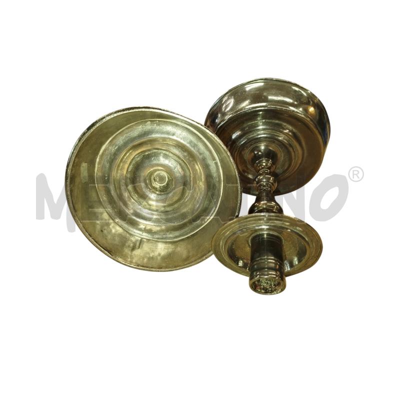PORTA CANDELA GRIGIO SCURO METALLONE | Mercatino dell'Usato Chieri 3