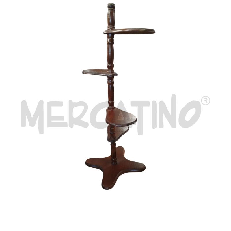PORTA OGGETTI LEGNO 4 PIANI DA TERRA | Mercatino dell'Usato Chieri 1