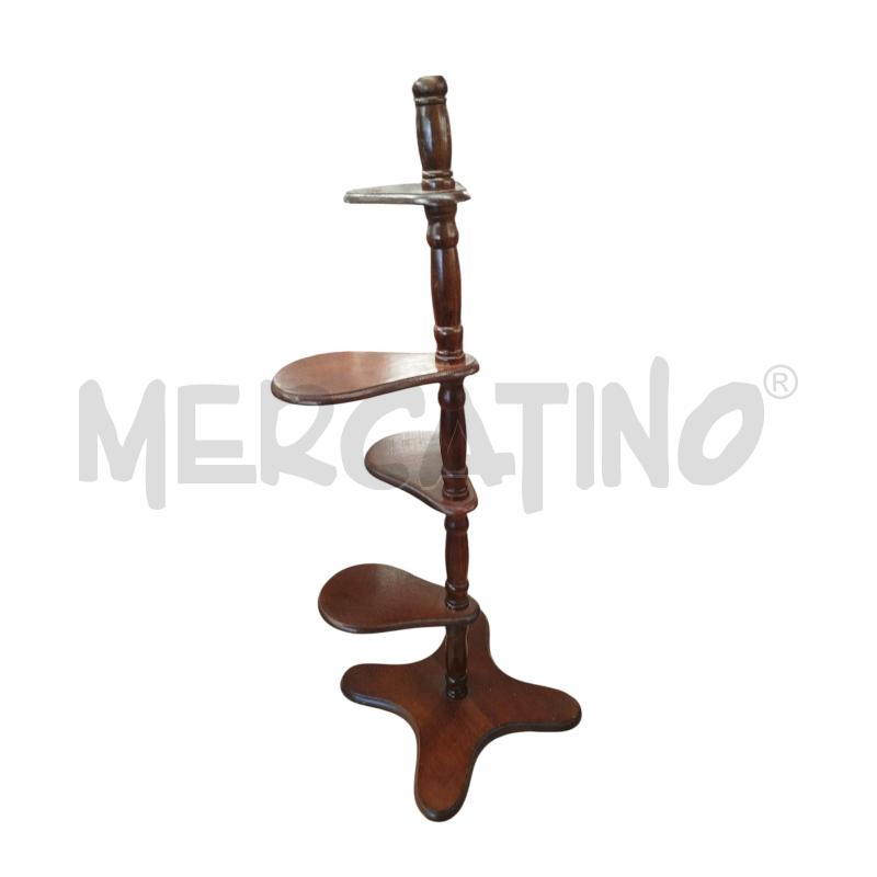 PORTA OGGETTI LEGNO 4 PIANI DA TERRA | Mercatino dell'Usato Chieri 3