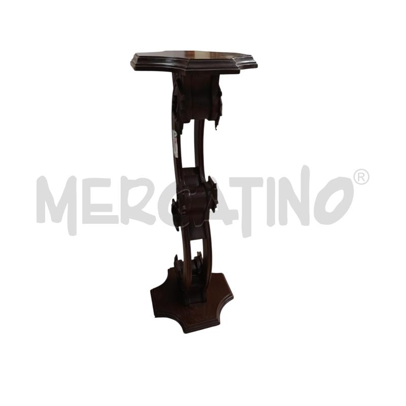 PORTA PIANTA LEGNO LAVORATO ONDULATO  | Mercatino dell'Usato Chieri 2