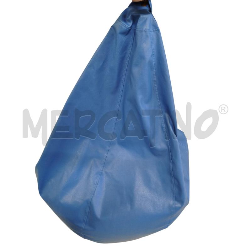 POUF COLOR PETROLIO | Mercatino dell'Usato Chieri 2