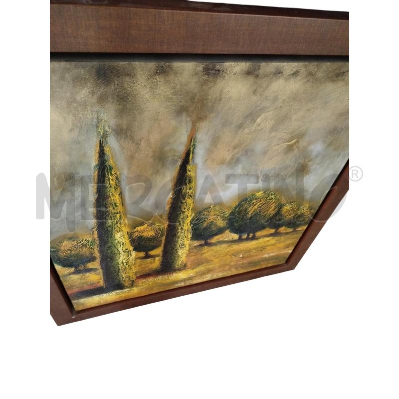 QUADRO 70.5CM X 70.5CM ALBERI PRATO | Mercatino dell'Usato Chieri 2