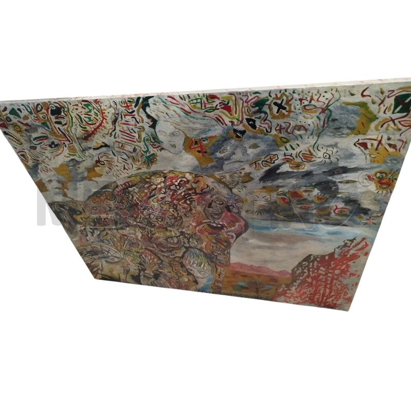 QUADRO ASTRATTO GRANDE VOLTI | Mercatino dell'Usato Chieri 1