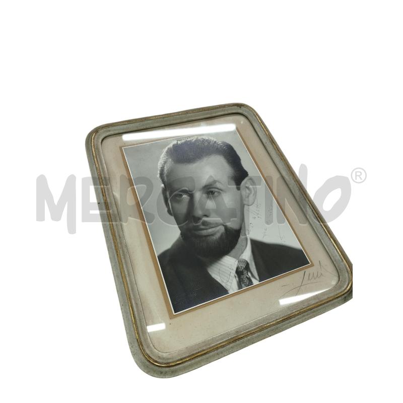 QUADRO CON FOTO AUTOGRAFATA D'EPOCA | Mercatino dell'Usato Chieri 1