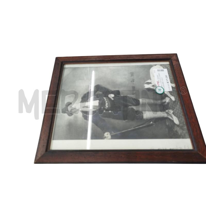 QUADRO CON FOTO D'EPOCA SIGNORE CON CANE | Mercatino dell'Usato Chieri 2