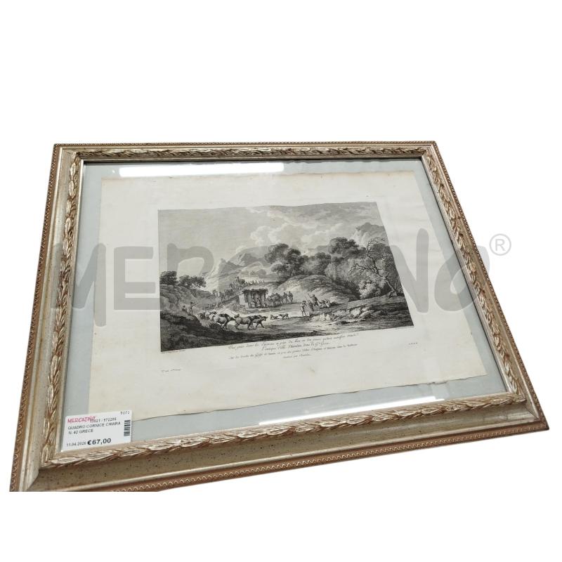 QUADRO CORNICE CHIARA N. 42 GRECE | Mercatino dell'Usato Chieri 1