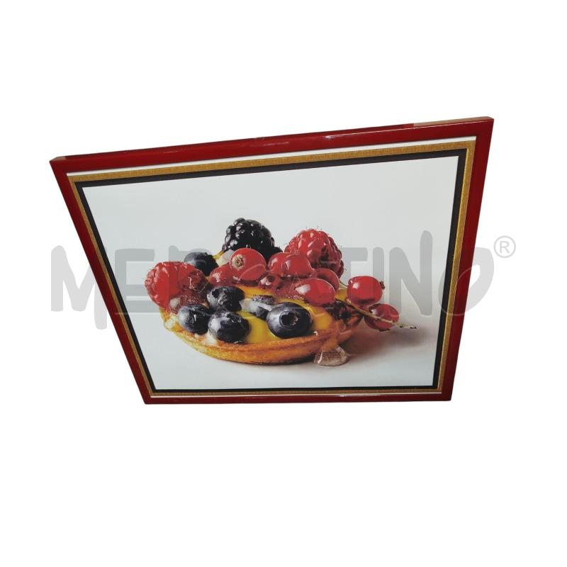 QUADRO CORNICE STAMPA FRUTTA ROSSA 62X74 CM | Mercatino dell'Usato Chieri 1