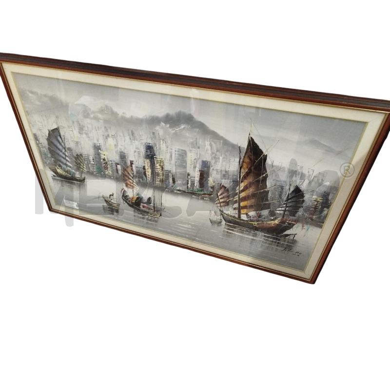 QUADRO DIPINTO VELIEREI PALAZZI ORIENTALE | Mercatino dell'Usato Chieri 1