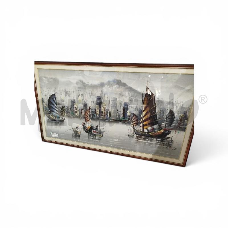 QUADRO DIPINTO VELIEREI PALAZZI ORIENTALE | Mercatino dell'Usato Chieri 3