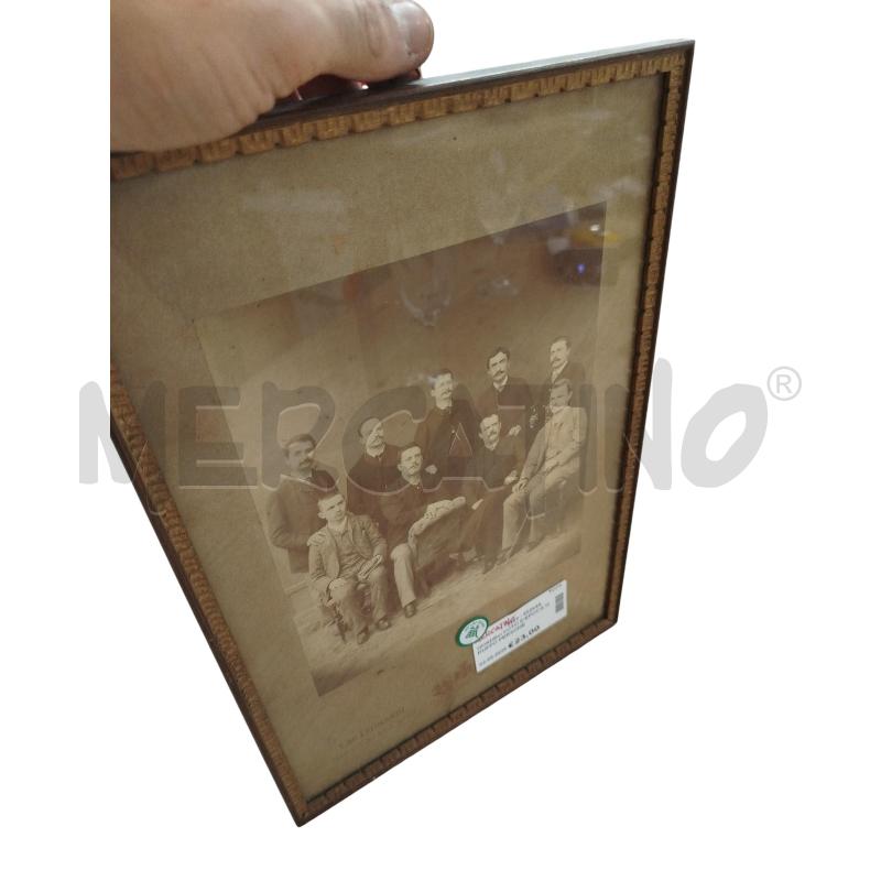 QUADRO FOTO D'EPOCA GRUPPO PERSONE  | Mercatino dell'Usato Chieri 2