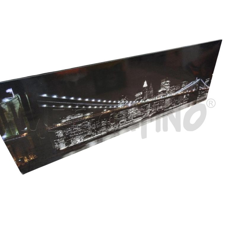 QUADRO MODERNO STAMPA LUCIDA SU TAVOLA PONTE ILLUMINATO | Mercatino dell'Usato Chieri 1