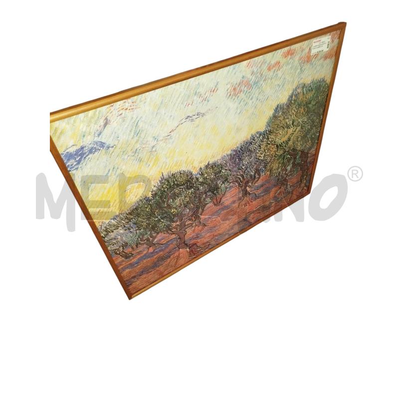 QUADRO PAESAGGISTICO ROSSO ALBERI STAMPA VAN GOGH | Mercatino dell'Usato Chieri 1