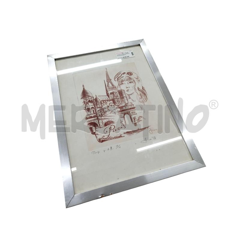 QUADRO PARIS CORNICE COLOR ARGENTO | Mercatino dell'Usato Chieri 1
