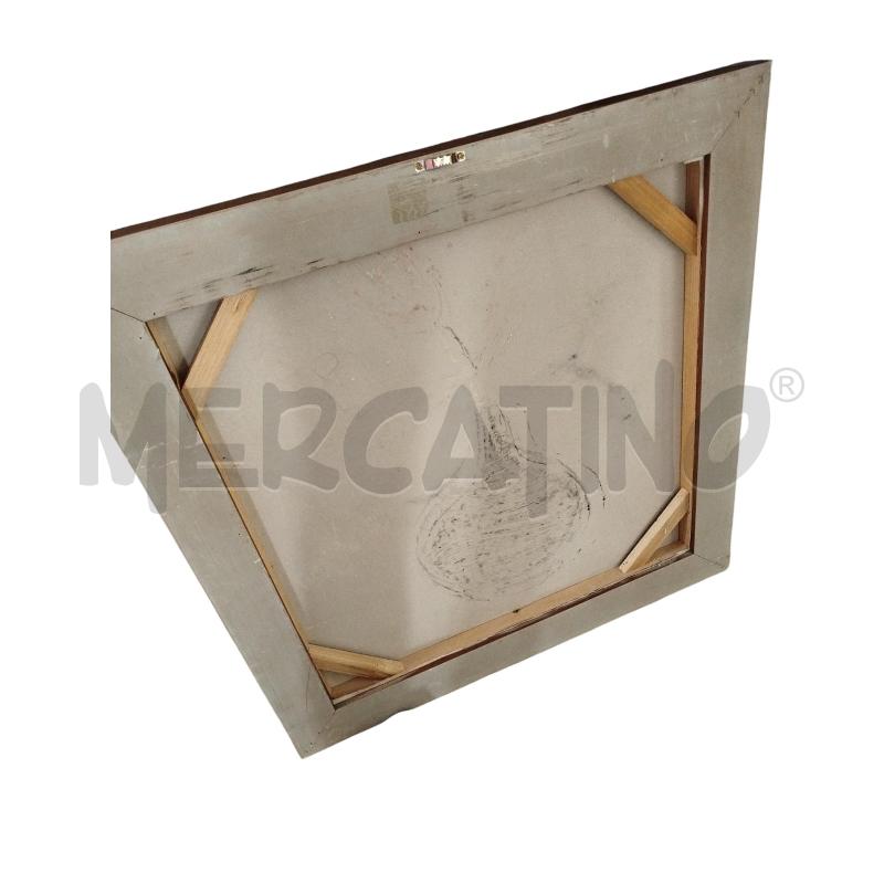 QUADRO QUADRATO DIPINTO VASO UN FIORE | Mercatino dell'Usato Chieri 2